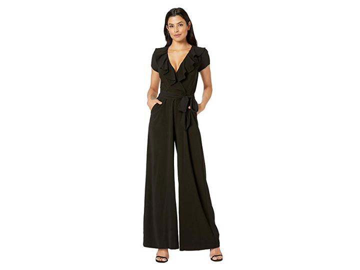 Gabby Skye Moonlight Crepe Jumpsuit (black) Women's Jumpsuit & Rompers One Piece