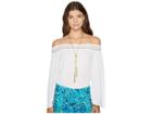 Lilly Pulitzer Katya Top (resort White) Women's Clothing