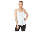 Nike Dry Elastika Tank (teal Tint/white/white) Women's Sleeveless
