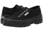 Superga 2555 Cotu (full Black) Women's Lace Up Casual Shoes