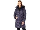 Michael Michael Kors Zip Front Down Coat M823815gz (navy) Women's Coat
