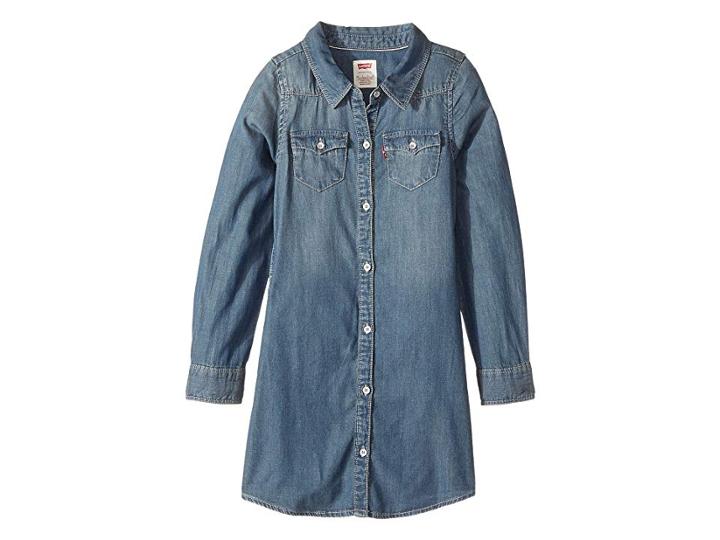 Levi's(r) Kids Long Sleeve Western Dress (little Kids) (rockabilly) Girl's Dress