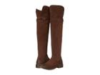 Frye Shirley Over-the-knee Riding (brown Oiled Suede) Women's Pull-on Boots
