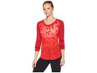 Reebok Crossfit Burnout Long Sleeve T-shirt (rich Magnum) Women's T Shirt
