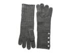 Michael Michael Kors Rib Gloves (derby/silver) Extreme Cold Weather Gloves