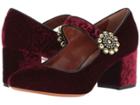 Etro Velvet Heel (redd) High Heels