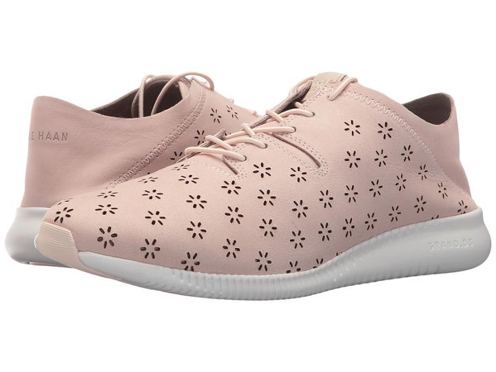 Cole Haan Studiogrand Pg Sneaker (peach Blush Perfed Nubuck/optic White) Women's Shoes