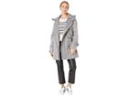 Avec Les Filles Plaid Water Resistant Raincoat (grey Plaid) Women's Coat