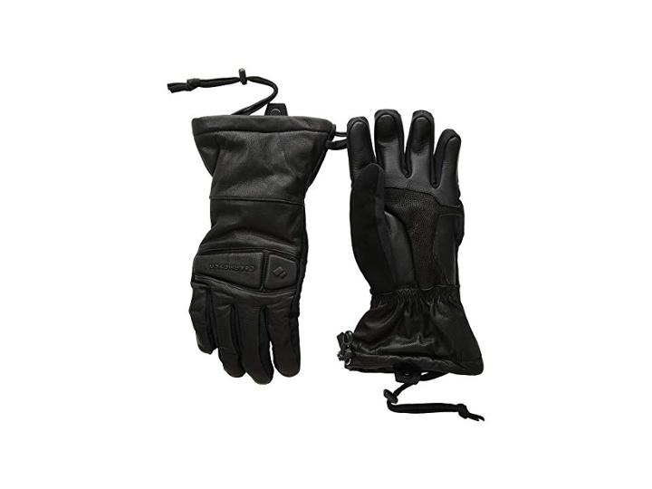 Obermeyer Eclipse Leather Gloves (black) Over-mits Gloves