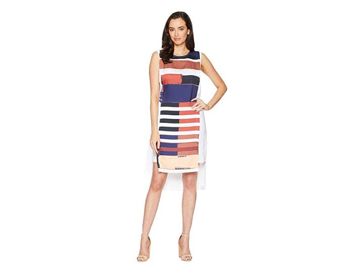 Kenneth Cole New York Column Dress (bauhaus Placement) Women's Dress