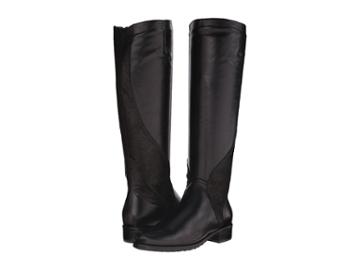 Sesto Meucci Safari (black Soft Calf/black Polvere) Women's Zip Boots
