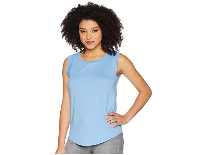 Alternative Cap Sleeve Crew (silver Lake) Women's T Shirt