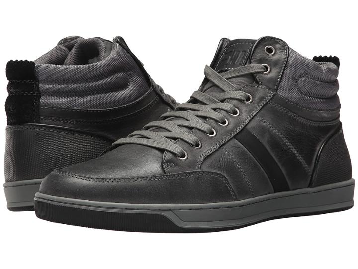 Steve Madden Cartur (dark Grey) Men's Lace Up Casual Shoes