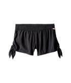 Seafolly Kids Summer Essentials Tie Side Boardie (big Kids) (black) Girl's Swimwear