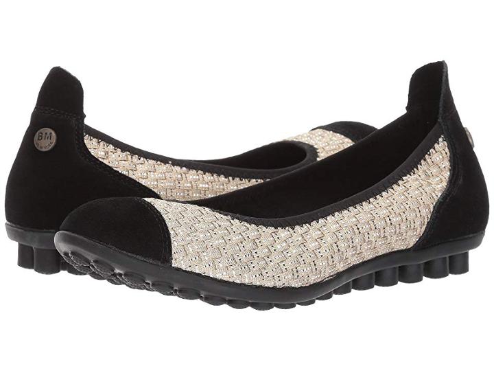Bernie Mev. Bella Me (gold Lurex) Women's Flat Shoes