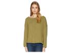 Free People Be Good Terry Pullover (moss) Women's Clothing