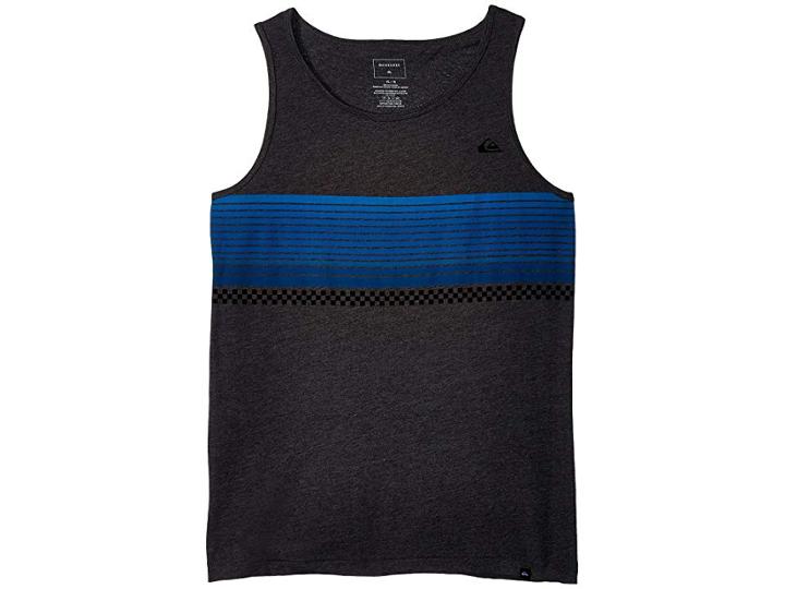 Quiksilver Kids Shredsticks Tank Top (big Kids) (charcoal Heather) Boy's Sleeveless