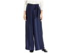 Eci Shadow Stripe Belted Pants (navy) Women's Casual Pants