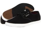 Emerica The Wino (black/grey/white Cotton Twill) Men's Skate Shoes