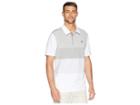 Adidas Golf Ultimate Color Block Polo (white) Men's Clothing