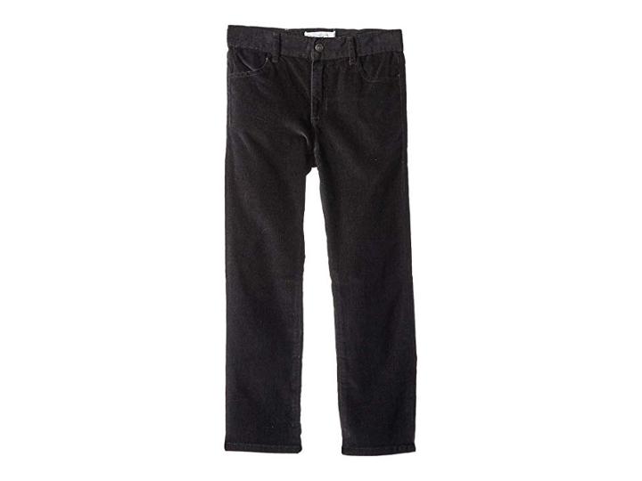 Appaman Kids Extra Soft Skinny Fit Corduroy Pants (toddler/little Kids/big Kids) (black) Boy's Casual Pants