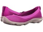 Crocs Busy Day Stretch Flat (vibrant/violet) Women's Flat Shoes