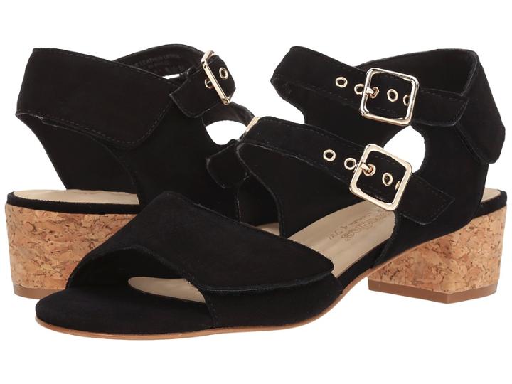 Walking Cradles Micah (black Kid Suede) Women's  Shoes