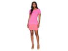 Tommy Bahama Juan The Line Short Sleeve T-shirt Dress (bright Blush) Women's Dress