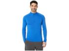 Smartwool Merino 150 Base Layer 1/4 Zip (bright Blue) Men's Clothing