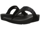 Fitflop Electratm Micro Toe Post (black) Women's Sandals