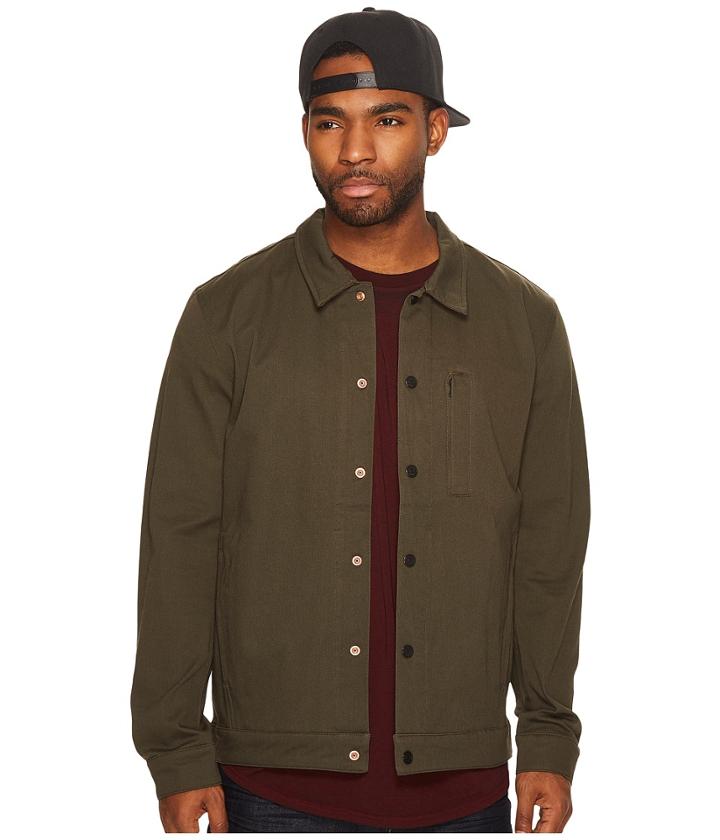 Levi's(r) Mens Commuter Pro Coaches Jacket (graphite Green) Men's Coat