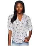 Columbia Sun Driftertm L/s Shirt (sunset Red Toile Boats) Women's Long Sleeve Button Up