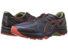 Asics Gel-fujitrabuco 6 (insignia Blue/black/red Clay) Men's Running Shoes