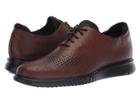 Cole Haan 2.zerogrand Laser Wing Oxford (hickory Textured Leather/black) Men's Lace Up Casual Shoes