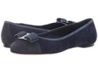 Salvatore Ferragamo Varina Cb (anthracite Suede Kid Ro) Women's 1-2 Inch Heel Shoes