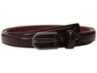 Calvin Klein 20mm Strap W/ Stud Detail Belt (plum) Women's Belts