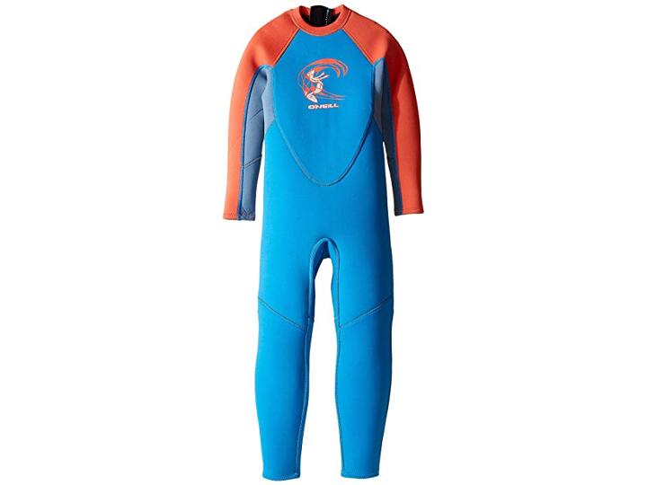 O'neill Kids Reactor Full Wetsuit (infant/toddler/little Kids) (brite Blue/dusty Blue/neon Red) Kid's Wetsuits One Piece