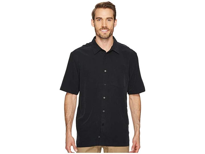 Quiksilver Waterman Clear Days 4 Short Sleeve Shirt (black) Men's T Shirt