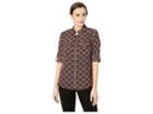 Michael Michael Kors Multi Chandelier Lock Top (cordovan) Women's Clothing