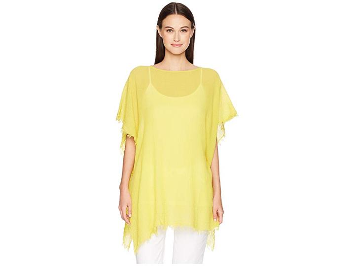 Eileen Fisher Poncho (yarrow) Women's Clothing