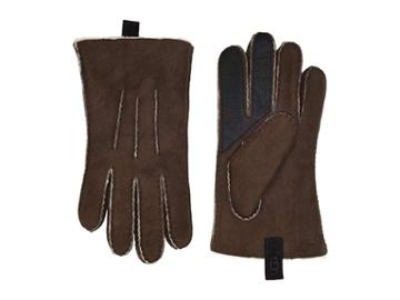 Ugg Water Resistant Sheepskin 3 Point Gloves (slate Curly) Extreme Cold Weather Gloves