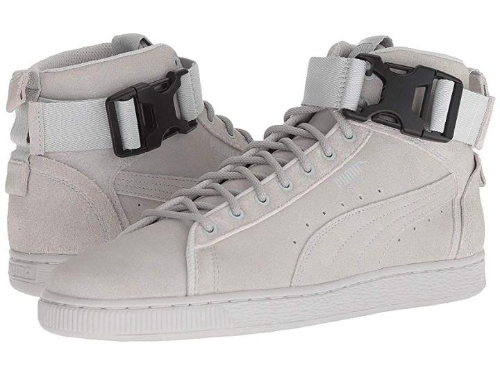 Puma Suede Classic Mid Buckle (glacier Gray/glacier Gray) Men's Boots