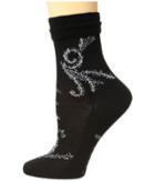 Falke Coral Reef Short Sock (black) Women's Crew Cut Socks Shoes