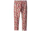 Polo Ralph Lauren Kids Floral Stretch Jersey Leggings (toddler) (red/cream Multi) Girl's Casual Pants