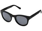 Kenneth Cole Reaction Kc7211 (shiny Black/smoke Mirror) Fashion Sunglasses