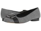 Tahari Venice (black/white Herringbone Fabric) Women's Shoes