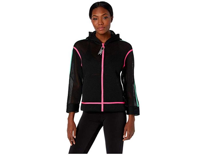 Puma Chase Spacer Fz Hoodie (puma Black) Women's Sweatshirt