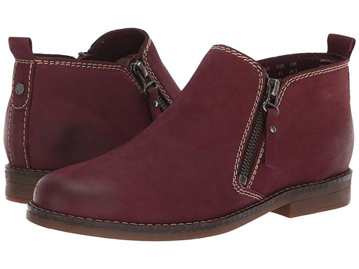 Hush Puppies Mazin Cayto (wine) Women's Zip Boots