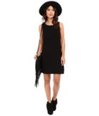 Bb Dakota Alexa Zip Side Sweater Dress (black) Women's Dress