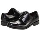 Johnston & Murphy Atchison Cap Toe (black Brushed Calf Skin) Men's Lace Up Cap Toe Shoes